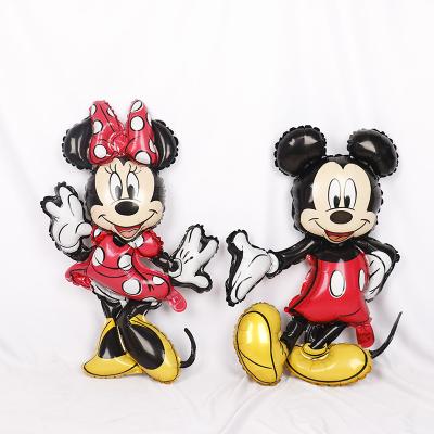 China Foil Foil Customized Mickey Minnie Mickey Mouse Cartoon Foil Film Balloons Children's Birthday Theme Party Stage Decoration Balloons for sale