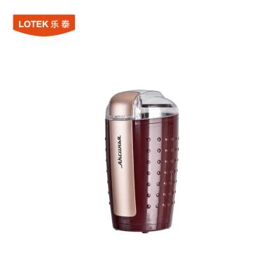 China Bean Holder GS Safety Lid 250W Copper Motor Transparent Hand Coffee Grinder Electric for sale