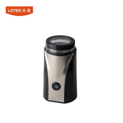 China Product Arrival Transparent Bean Holder New Nice Design For Home Electric Mini Burr Coffee Grinder for sale