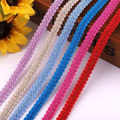 China Viable Colored Centipede Lace Trim Fishbone Ribbon For Clothing Curtain Fabric DIY Accessories Decorative Accessories for sale