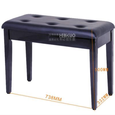 China Leather + Double Piano Accessories Piano Stools Wooden High Grade B-111 Musical Instruments for sale