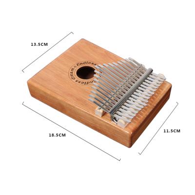 China GS-7 HEBIKUO African mahogany piano 17 inch master kalimba mahogany piano for sale for sale