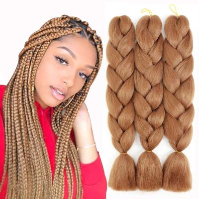 China High Quality Pre Stretched Super Jumbo Braid Synthetic Yaki Ombre Braiding Hair Yaki G&T Wig For African Hair Extension for sale