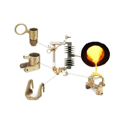 China High Voltage Cable 12kv Brass Drop Out Fuse Cutout Pole Line Equipment Fittings Power Accessories for sale