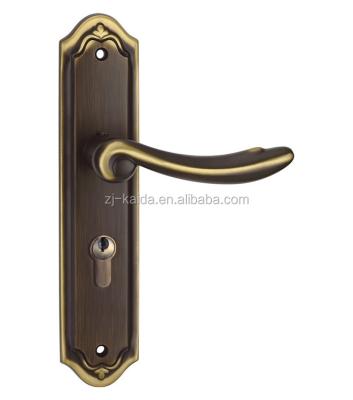 China euro style home external villa customzie door lock wood handle for home for sale