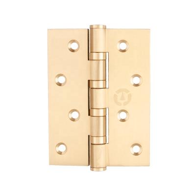 China 4 Inch Square Corner Folding Door End Durable Antique Solid Brass Brass Hinge for sale