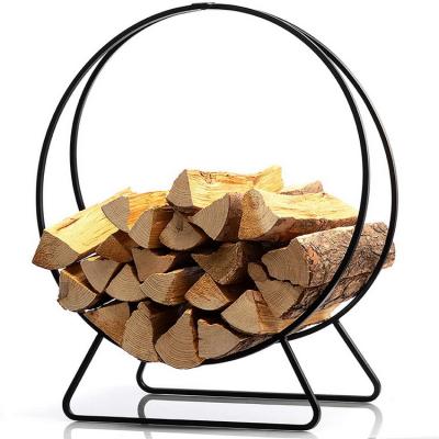 China Firewood rack/chimney accessories/wooden frame heavy duty log rack LZH003 for sale