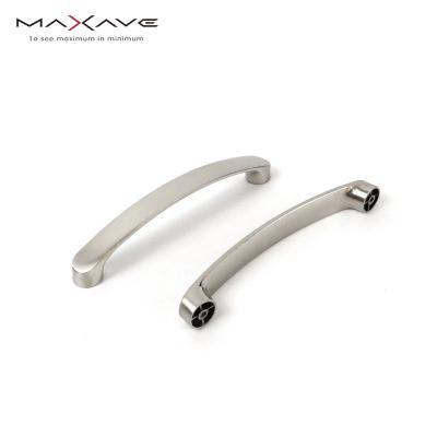 China Solid aluminum alloy furniture design arc solid cocina cocina tirador die casting cabinet door handles for cabinets kitchen for sale