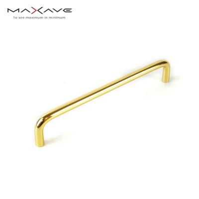 China Quality Furniture Hardware Luxury Gold Drawer Sideboard U Shape Modern Iron Handle Strong Sense For Sideboards for sale