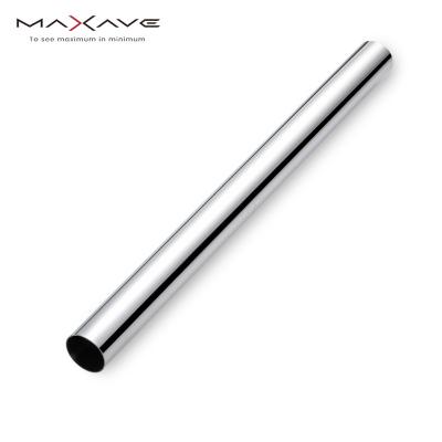 China Chrome Round Top Bracket Hardware Furniture Pipe Connector Metal Steel Clothes Hanging Cabinet Rod Wardrobe Tube Rail Support Rack for sale