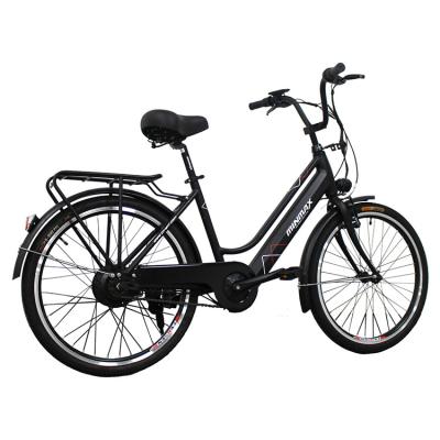 China Full Frame Professional Made Aluminum Suspension Electric Bicycle Electric Bike Popular Motor Power Safe Battery 24*1.75 for sale