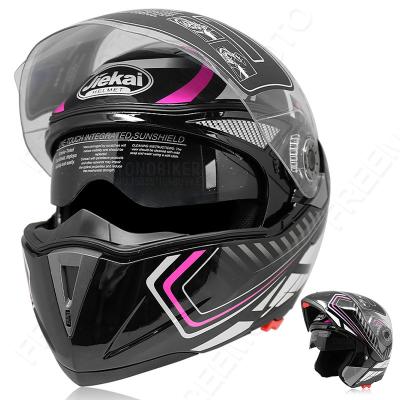 China Sports Users Motorcycle Helmets Racing Full Face Flip Up Dual Size M - 2XL Motorcycle Sun Visor Helmet Moto Casco Helmets for sale