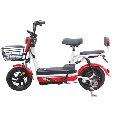 China 2020 Hot Sale 300w 500w 800w Aluminum Alloy E Bikes Motorcycle Electric Black 2 Wheel Electric Bicycle Bike Red White for sale