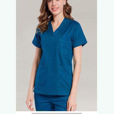 China Hospital Hospital Customized Set Medical Reusable Scrubs Classic Medical Scrubs Uniform Nurses Wear Wholesale Scrubs Suit for sale