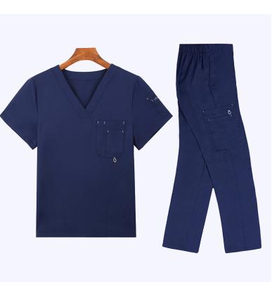 China Medical Hospital Uniforms Hospital Scrub Uniform Stylish Medical Unisex Hospital Scrubs Clothing Uniform Custom for sale