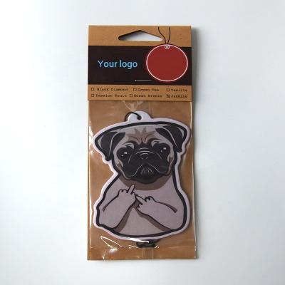 China All good quality long lasting fragrance hanging paper car freshener. for sale