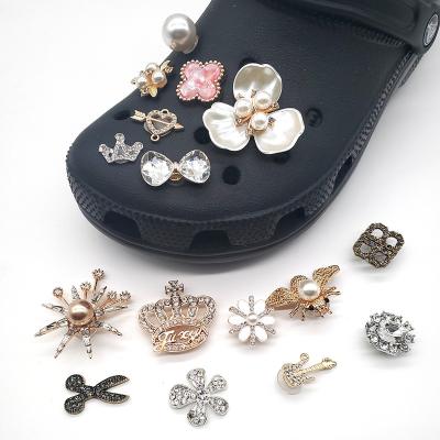 China New Charms Bling Clog Sale Shoe Decorations Designer Flash Charms Croc for sale