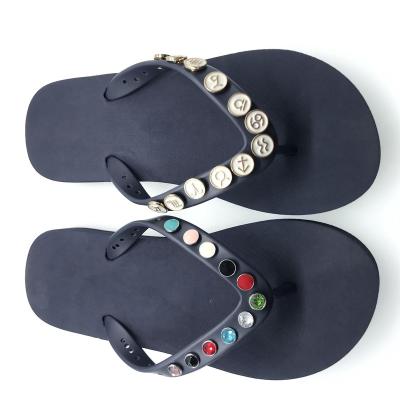 China Color.high Quality.washable.eco-friendly.colorful Flip Flop Charms Custom Rainbow Sandal Decoration Accessories Metal Stud Shoe Charms for sale