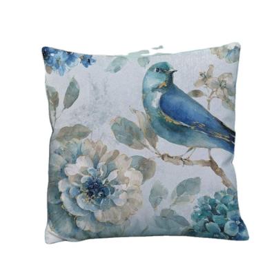 China Anti-pilling Decorative Pillow Covers 4 Set Tile Cases Soft Linen Square For Living Room Sofa Car Bedroom Tile Covers for sale