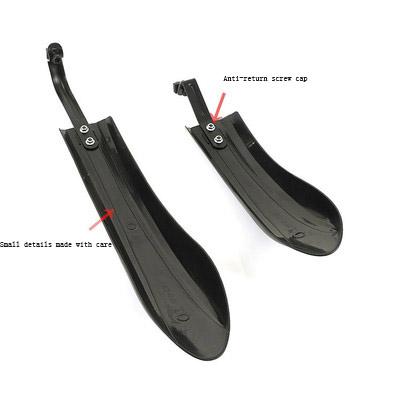 China Wholesale Durable Plastic Bicycle Mudguard Mountain Bike Fin Bicycle 24 -26 Inch Universal Extended Mud Removal Accessories Bike for sale