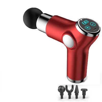 China Handheld Mini Body Fascia Gun Fitness Muscle Relaxer Sports Massage Gun for sale