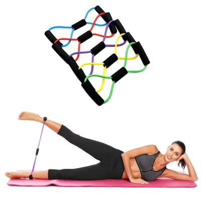 China Wholesale Body Workout Latex Pull Rope Elastic Resistance Bands Workout Yoga Gym Strength Training Bands Fitness Equipment for sale