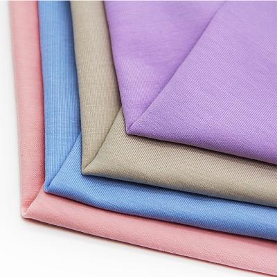 China 180gsm 40s Anti-Static Plain Tank Top Cotton Spandex Fabric for sale