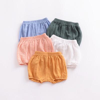 China Anti-pilling 100% Organic Cotton Gauze Baby Bloomers for sale