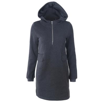 China Anti-wrinkle winter long thick women's hoodies for sale