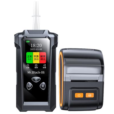 China Alcohol Testing Breath Printing With High Quality Breathalyzer Home Used For Driver And Part Mr Black 6 Mr Black 6 for sale