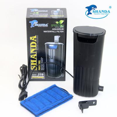 China Viable SHANDA Pump Water Mutifutional Internal Aquarium Filter Liquid Filter For Turtle SDF-316 for sale