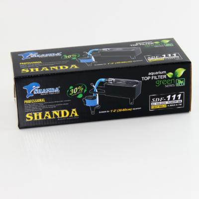 China Viable Bio-filter Box Accessories Aquarium Filter Aquarium SHANDA Top Filter for sale