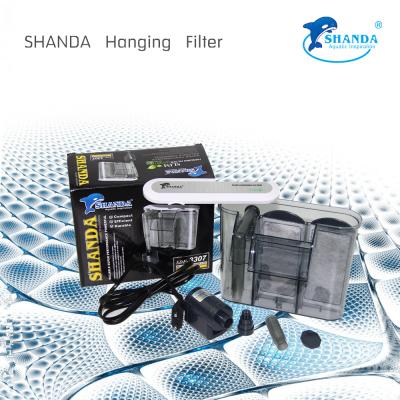 China SHANDA Aquarium Sustainable Hanging Filter Liquid Filter Waterfalls for sale