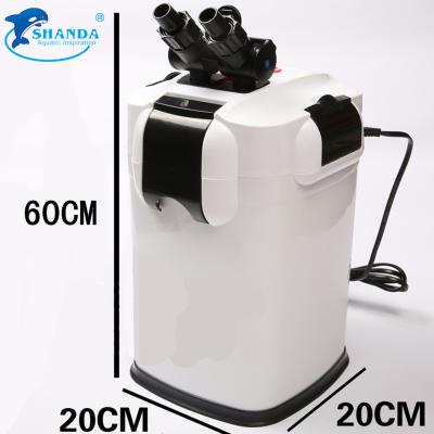 China SHANDA Sustainable Aquarium External Filter / Canister Filter 1800L/H Bio UV Filter for sale