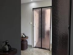 Magnetic Clear Plastic Door Anti Dust Film Door 100x210cm Transparent Divider Curtain