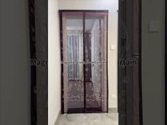 emboriod mesh door curtain