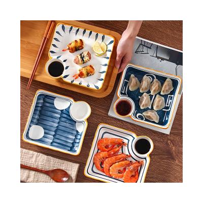 China Restaurant Bohemian High Quality Home Dish Factory Price Ceramic Lunch Dinner Dishes for sale