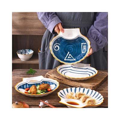 China Unique Bohemian High Quality Modern Restaurant Design Porcelain Ceramic Dinner Dishes for sale