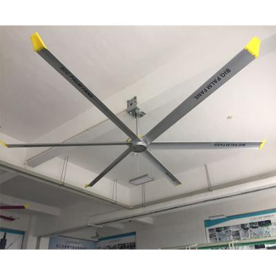 China Classroom Use 40 db Low Noise Promotion Price Hvls Industrial 3m Big Ceiling Fan 220v for sale