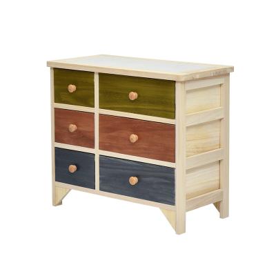 China Multifunctional modern colorful furniture drawers chest wooden sideboard cabinet for living room kitchen for sale