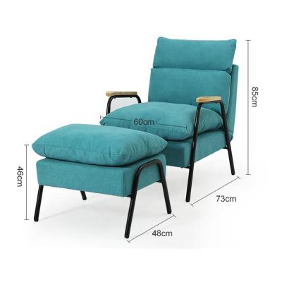 China Foldable Metal Modern Design Stylish Modern Single Seater Sofa Chair Armchair Set Modern Home Furniture Living Room Sofas for sale