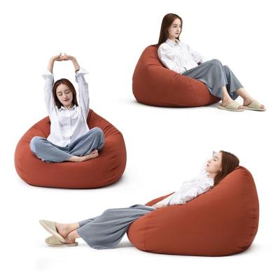 China Comfortable PPE Bean Bag Bed Sofa Large Round Sofa Bed Living Room Seat Bean Bag Cover for sale