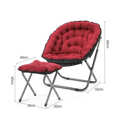 China Single Massage Baby Sofas Fishing Beach Egg Chair Folding Recliner Sofa Set With Stool for sale