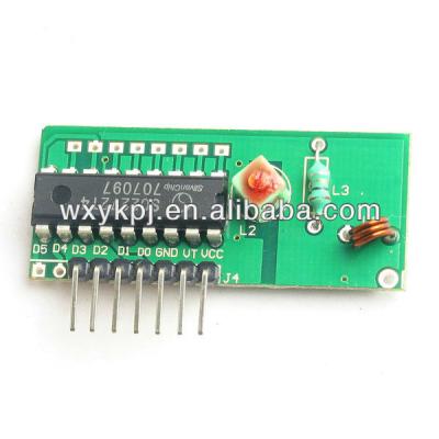 China Universal ASK Superreaction 315MHZ / 433mhz FM Radio Receiver Module for sale