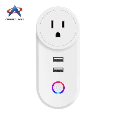 China US residential/general purpose high quality smart wifi lwireless smart life Tuya universal home socket for sale