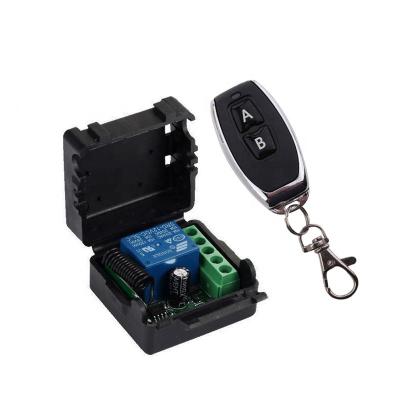 China DC 433Mhz 12V 1CH Universal LED Relay Receiver Module Controller 433 MHz RF Touch Control Remote Transmitter Remote Control for sale