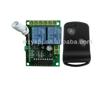 China 12V Fixed Switch Control 2CH RF Coding Remote Wireless Remote Control Switch AK-RK02-12+AK-HD-2 for sale