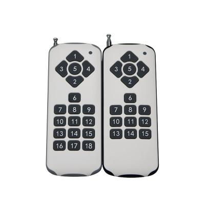 China Universal Remote Control DC 12V 15 Buttons Universal RF 433/315 MHz Remote Control For Industrial Control for sale