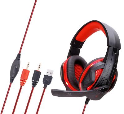 China Comfortable Wearing Earbuds Noise Cancel Wired Headphones Headsets Wired Earphone Gaming Earbuds Headphones for sale