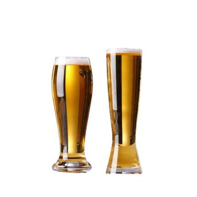 China Viable Classic Design Wholesale Pilsner Beer Water Juice Drinking Glass With OEM Decals For Beer Drinking for sale